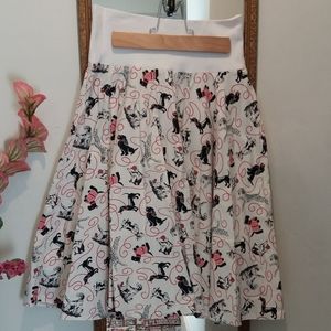 Dog Pattern Vintage-style Circle Skirt